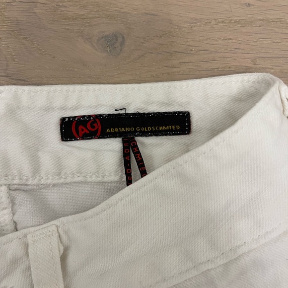 AG white bell bottom jeans. - Picture 2 of 7